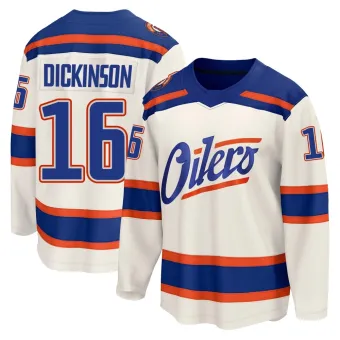 Youth Jason Dickinson Edmonton Oilers Light Beige Alternate Jersey - Breakaway